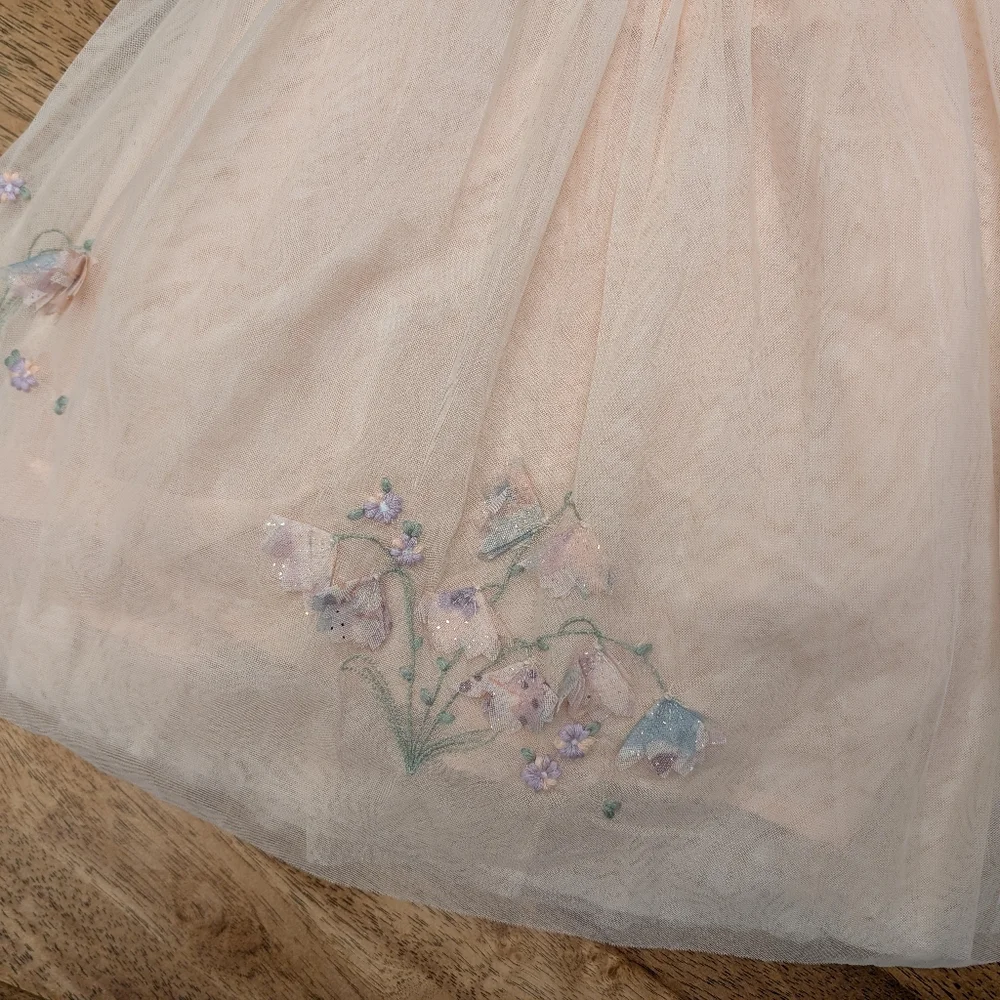 NWOT! Next Brand Girl's Tulle Floral Dress - Picture 14 of 15